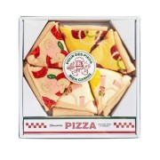  Chaussettes Pizza - Coffret avec 3 paires de chaussettes longues taille unique et 1 livre de recettes de pizzas 
