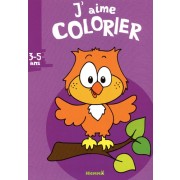  J'aime colorier chouette  