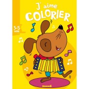  J'aime colorier chien  