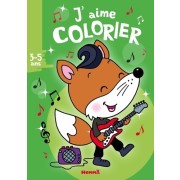  J'aime colorier renard rocker  