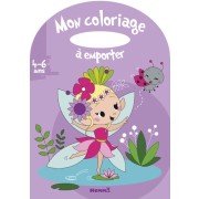  Mon coloriage à emporter Fée et coccinelle  