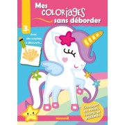  Mes coloriages sans déborder Licorne  