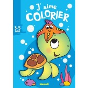  J'aime colorier Tortue  