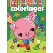  Mon premier bloc de coloriages - Cochon  