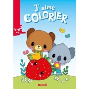  J'aime colorier ourson et koala  