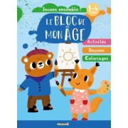  Le bloc de mon âge (3-4 ans) - Jouons ensemble ! (Ourson-renard peinture) 
