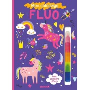 Mon coloriage fluo (Licornes) - Avec stickers offerts 