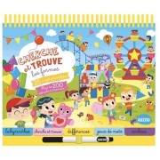  Cherche et trouve les formes - 25 pages plastifiées, plus de 200 détails à trouver ! Avec un feutre effaçable  