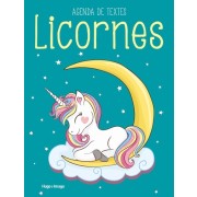  Agenda de texte Licornes  
