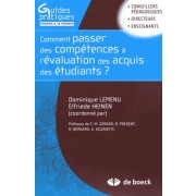  Comment passer des compétences à l'évaluation des acquis des étudiants ? - Guide méthodologique pour une approche programme dans l'enseignement supérieur 