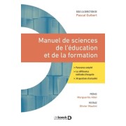  Manuel de sciences de l'éducation et de la formation  