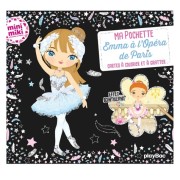  Emma à l'opéra de Paris - Minimiki. Avec 5 cartes à gratter scintillantes, 5 coloriages, et 1 pique en bois pour gratter  