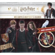  Harry Potter ; mes cartes à gratter et à colorier : Harry, Hermione, Ron 