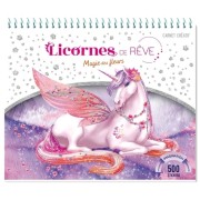  Licornes de rêve - Carnet créatif - Magie des fleurs - Nouvelle édition 