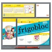  Frigobloc Hebdomadaire 2024 - Calendrier d'organisation familiale / sem (de sept. 2023 à déc. 2024) 