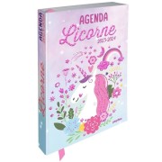  Agenda scolaire licornes  