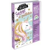  Mon agenda créatif paillettes licorne 2024-2025 