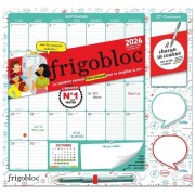  Frigobloc Mensuel 2026 à chacun sa couleur ! (de sept. 2025 à déc. 2026) 