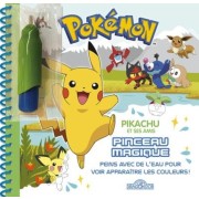  Pokémon : Pikachu et ses amis - Peins avec de l'eau pour voir apparaître les couleurs !  