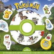  Pokémon - 30 stickers repositionnables, 4 décors à compléter  