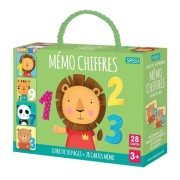  Mémo Chiffres - Livre de 10 pages + 28 cartes mémo 