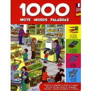  1000 mots words palabras - Découvre et apprends les mots en 3 langues, anglais-français-espagnol  