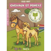  Chevaux et poneys - Livre à colorier 