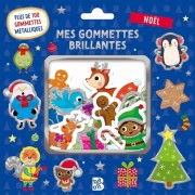 Mes gommettes brillantes Noël - Plus de 100 gommettes métalliques 