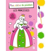  Coloriage avec pinceau Les princesses  