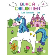  Bloc à colorier - Les licornes 