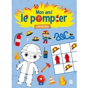 Mon ami le pompier - Livre de jeux avec autocollants 