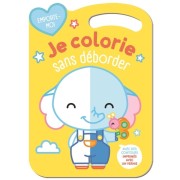  Je colorie sans déborder l'éléphant  