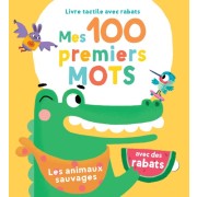  Les animaux sauvages - Livre tactile avec rabats  
