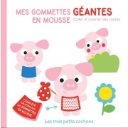  Les trois petits cochons gommettes géantes 