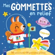  Gommettes en relief - L'espace 