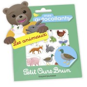  Petit Ours Brun ; mes autocollants ; les animaux 