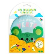  COMPTINES TISSU ACCORDÉON - UNE SOURIS VERTE - UN LIVRE EN TISSU OEKO-TEX ! 