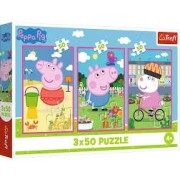 PUZZLES 3X50 THE POWER OF PEPPA PIG 34877
