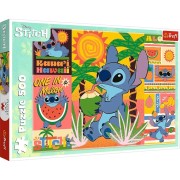 PUZZLES 500 HOLIDAYS WITH STITCH 37483