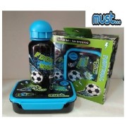 COFFRET DINER MUST FOOTBALL    (Boîte 800 ml / Gourde 500 ml)