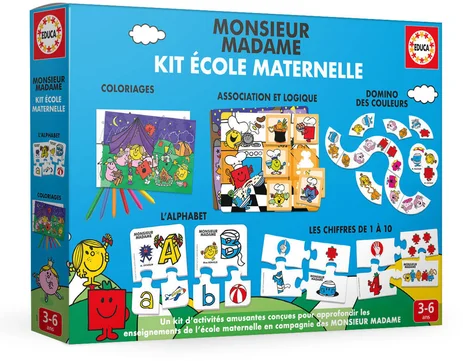 KIT ECOLE MATERNELLE MONSIEUR MADAME 19691