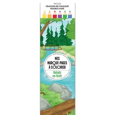 MES MARQUE-PAGES A COLORIER