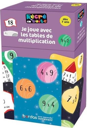 Récré en boîte ; je joue avec les tables de multiplication 