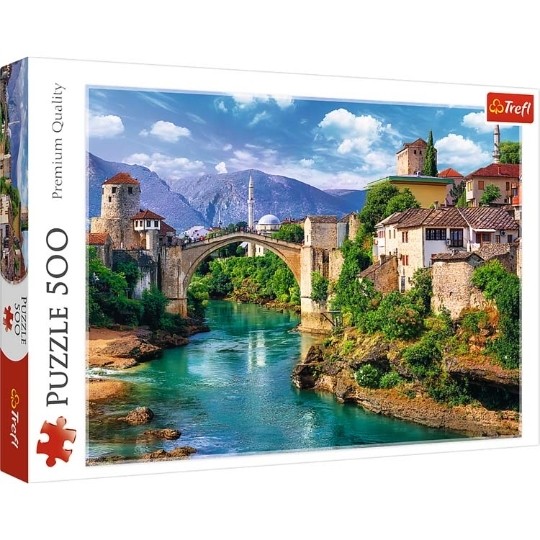  PUZZLE 500 Vieux Pont à Mostar, Bosnie Herzégovine Vieux Pont à Mostar, Bosnie Herzégovine 