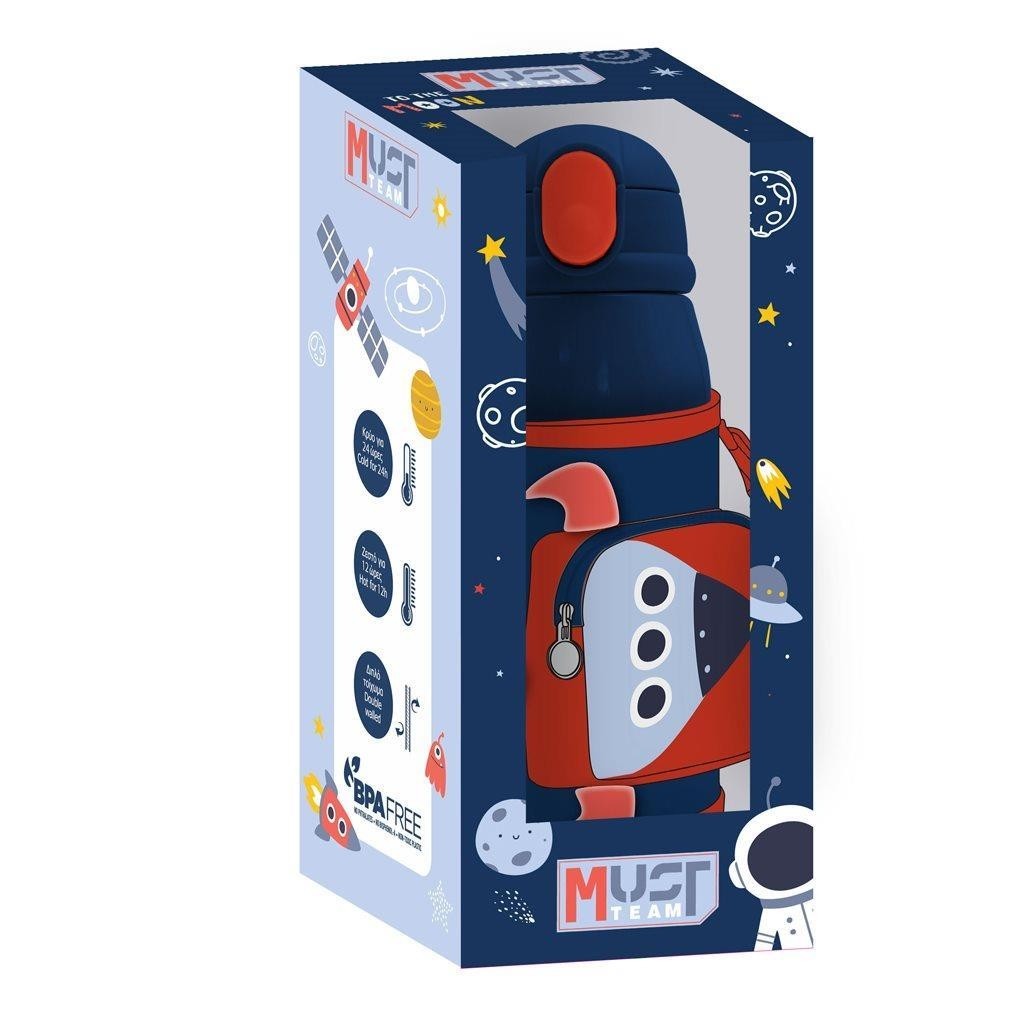 BOUTEILLE EAU METAL 500ML F/C +SAC MUST TEAM//586641