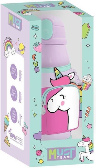 BOUTEILLE EAU METAL 500ML F/C +SAC MUST TEAM//586639