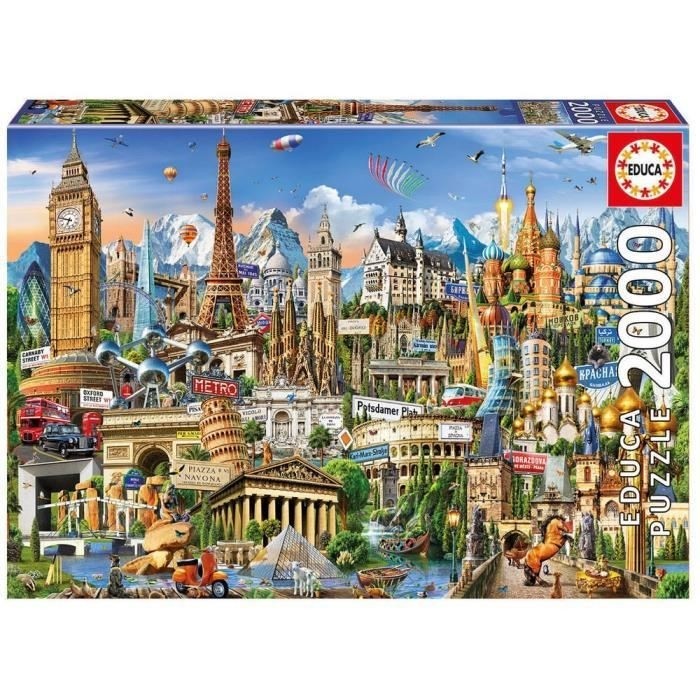 PUZZLE 2000PCS SYMBOLES D'EUROPE 17697