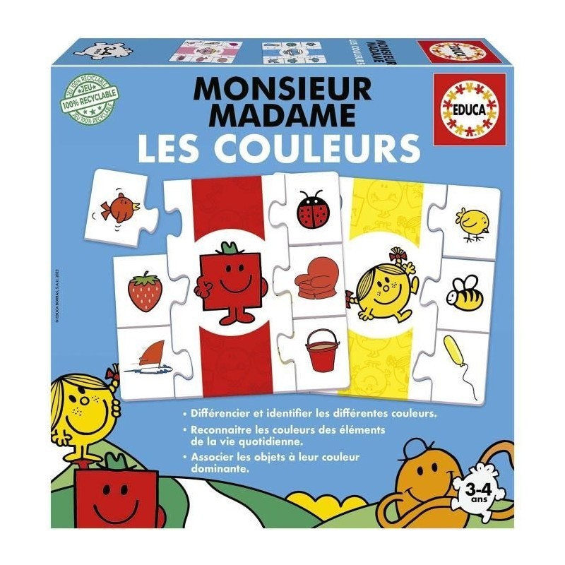LES COULEURS MONSIEUR MADAME 19597