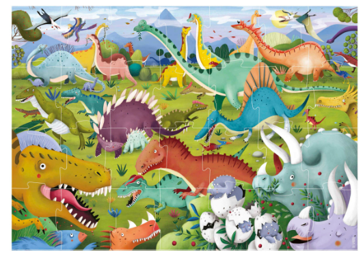 PUZZLE MAX 28PCS DINOSAURES 19954