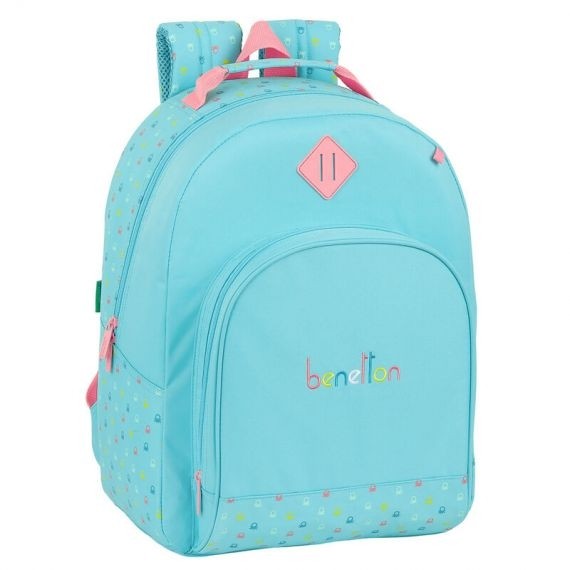 SAC A DOS BENETTON CANDY 42 CM AVEC BASE DE PROTECTION SAFTA